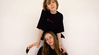 Catch MerryAndEva’s Private Cam Show